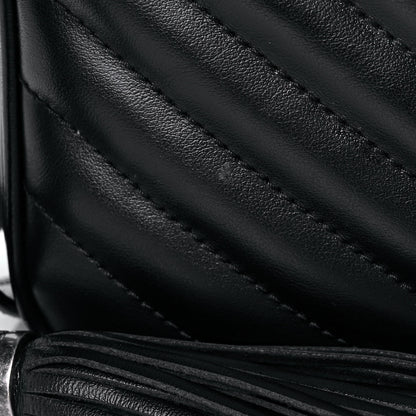 Saint Laurent Calfskin Matelasse Monogram Lou Camera Bag Black 12 of 18