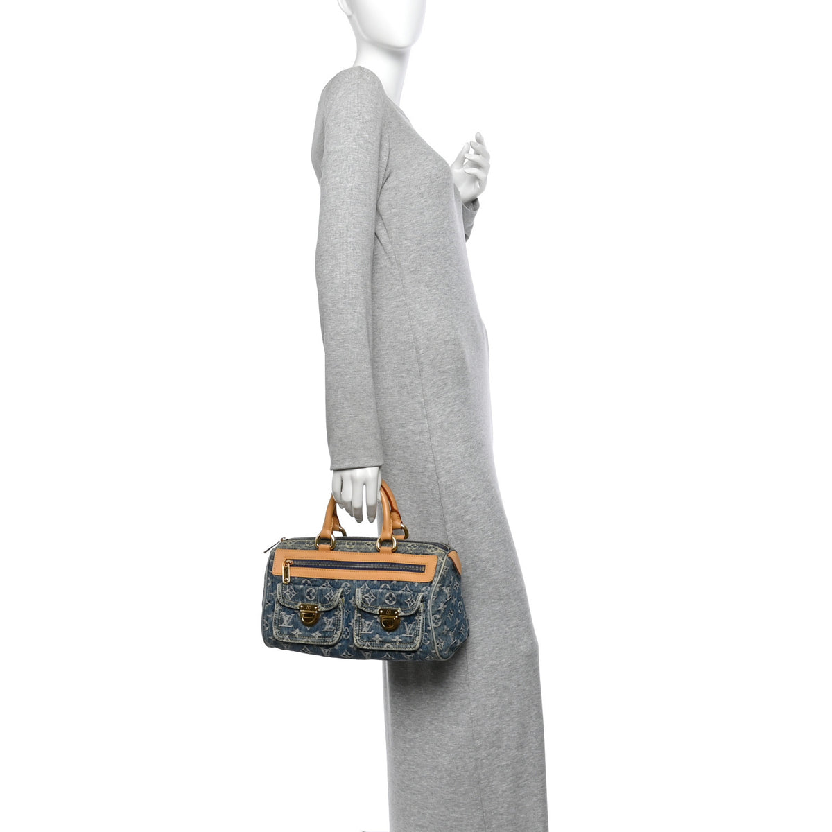 Monogram Denim Neo Speedy Blue