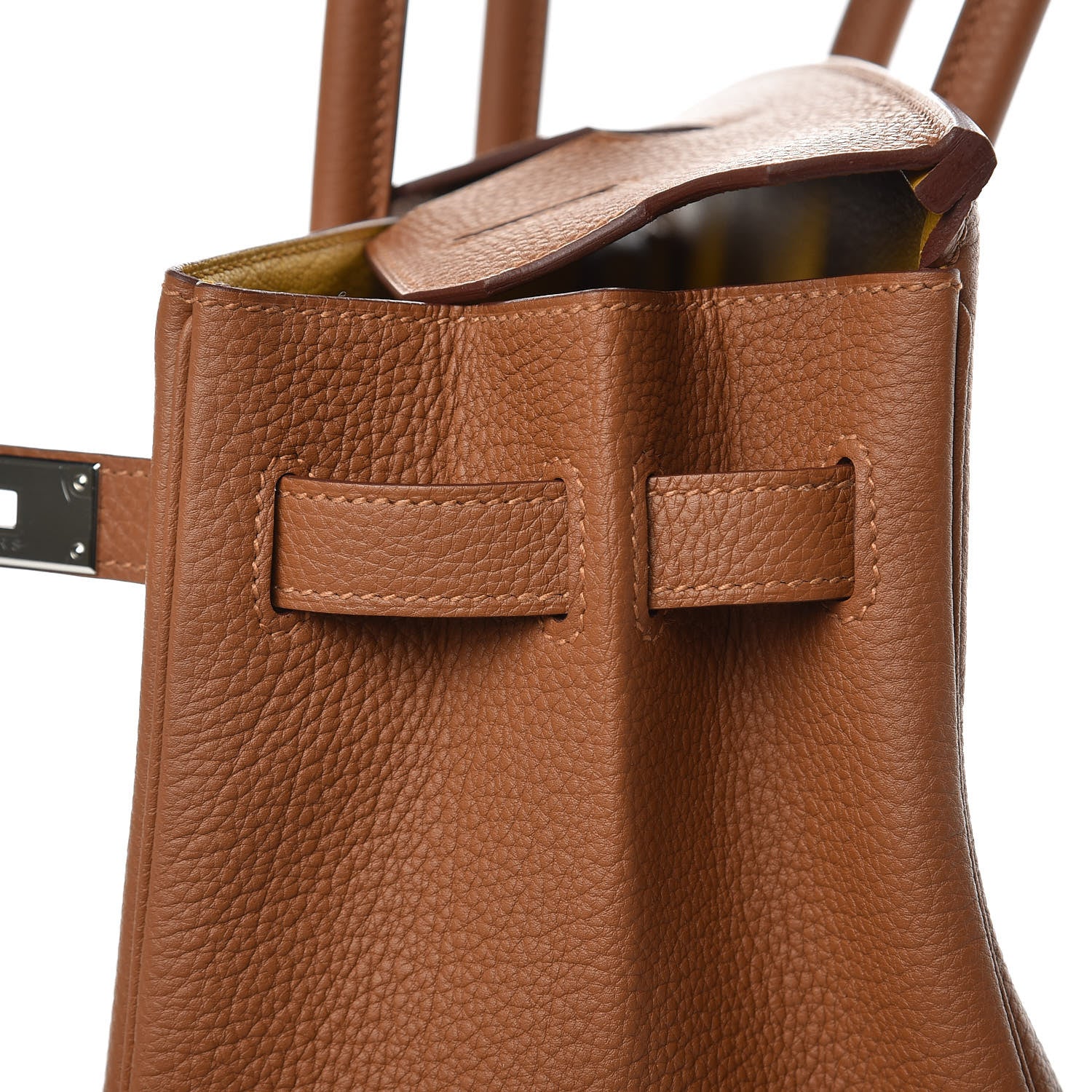 Hermes Togo Swift Officier Birkin 30 Gold Ambre 29 of 33