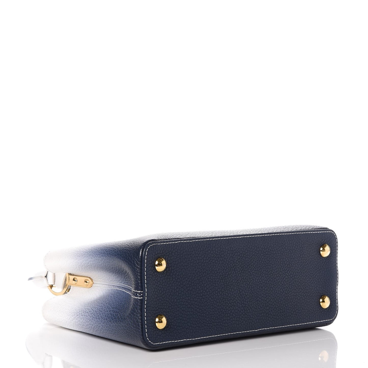 Taurillon Capucines PM Blue Marine