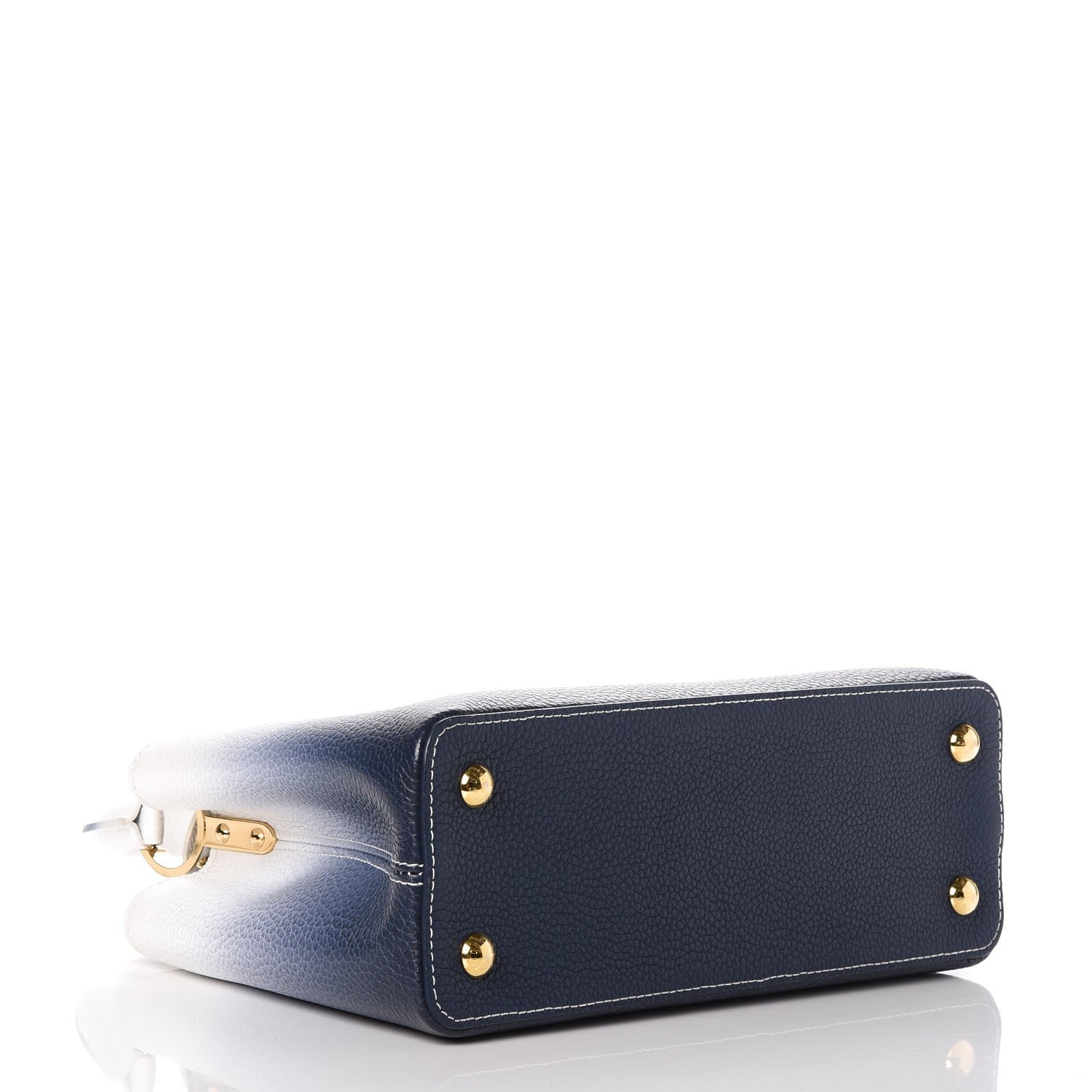 Louis Vuitton Taurillon Capucines PM Blue Marine 5 of 7