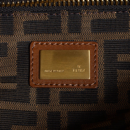 Fendi Corda Zucca Large Peekaboo Iconic Satchel Cognac 6 of 9