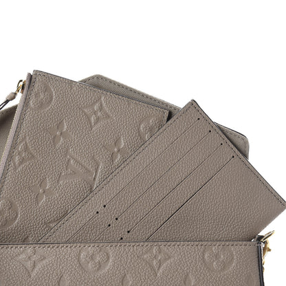 Louis Vuitton Empreinte Pochette Felicie Chain Wallet Tourterelle 7 of 10