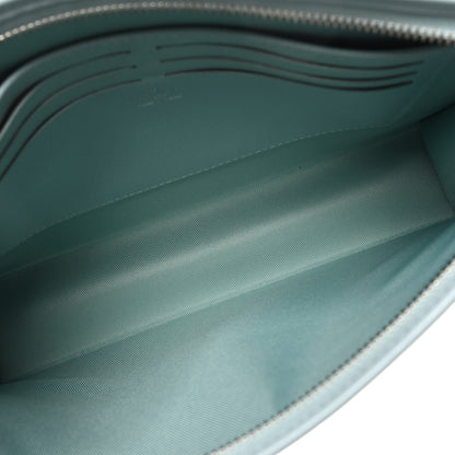 Louis Vuitton Monogram Aquagarden Pochette Voyage MM Crystal Blue 5 of 9