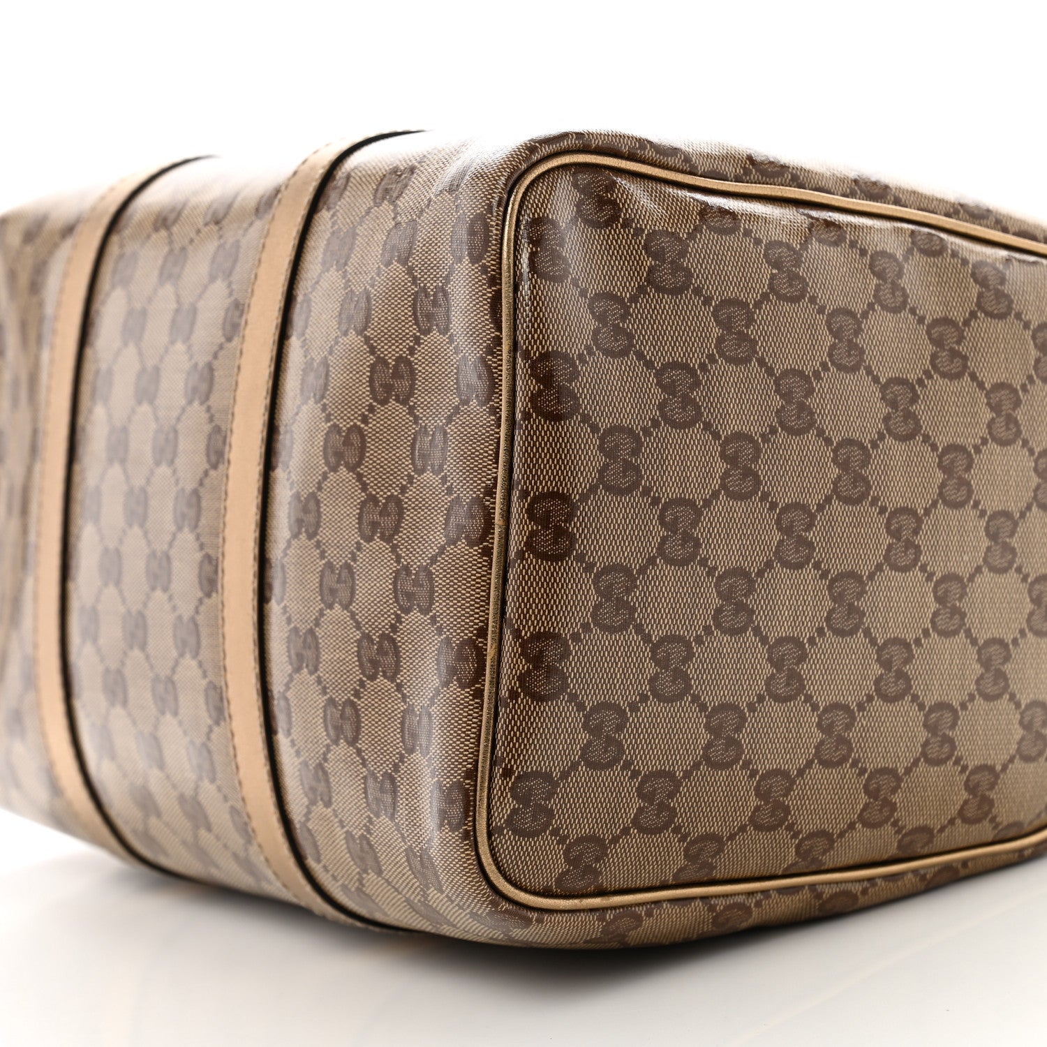 Gucci Crystal Monogram Medium Joy Boston Bronze 10 of 15