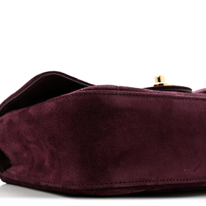 Chanel Suede Calfskin Mini Souplissimo Flap Burgundy 9 of 12