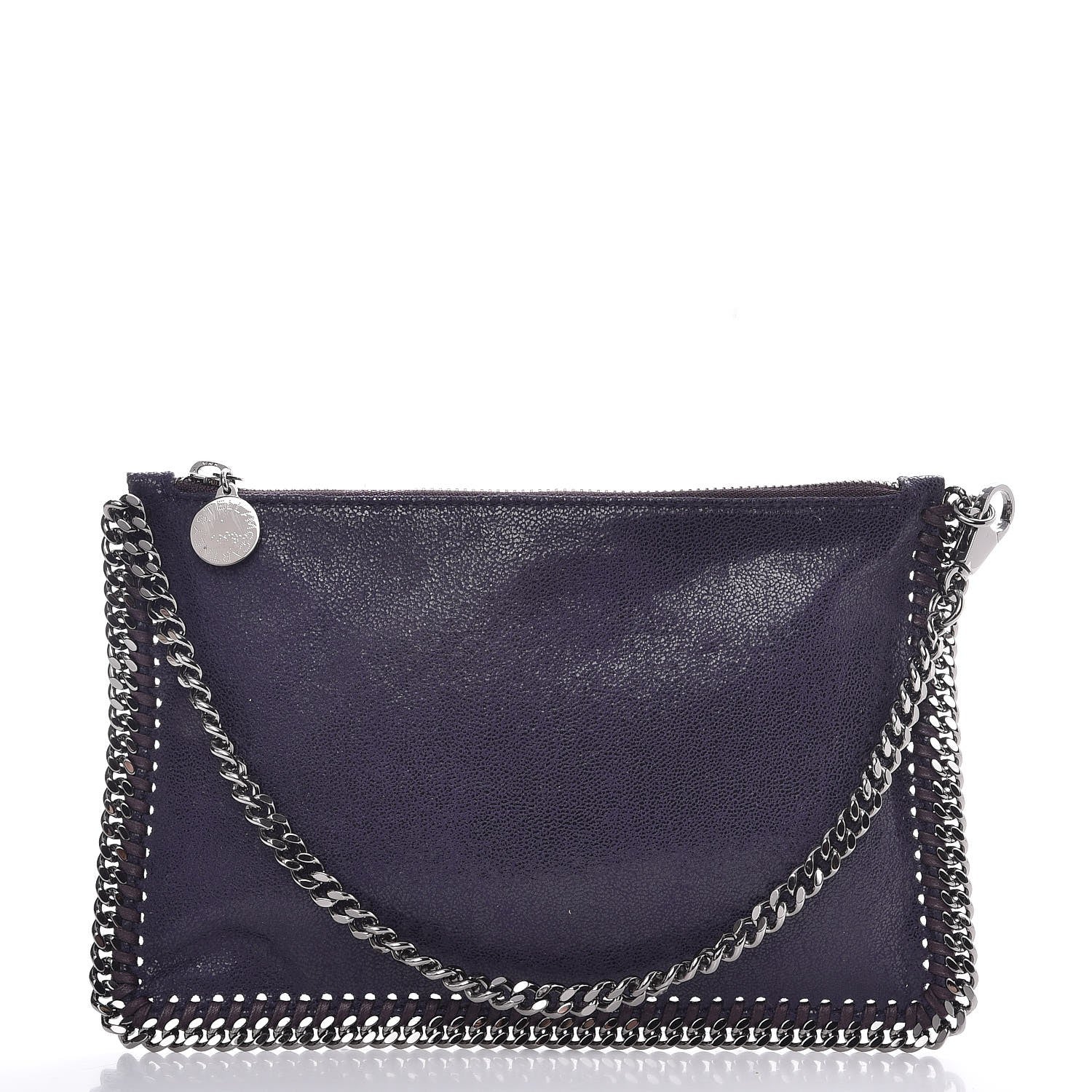 Stella McCartney Shaggy Deer Falabella Clutch Purple 1 of 8