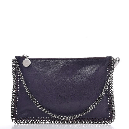 Stella McCartney Shaggy Deer Falabella Clutch Purple 1 of 8