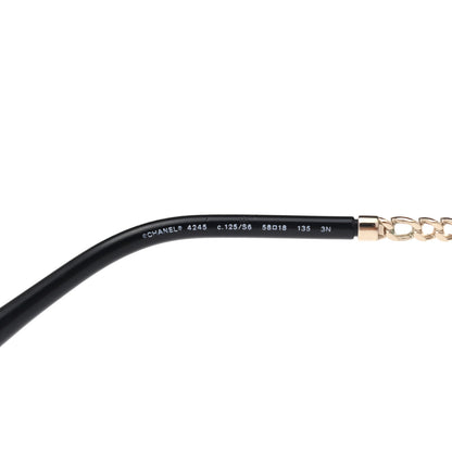 Chanel Round Chain Sunglasses 4245 Gold 6 of 7
