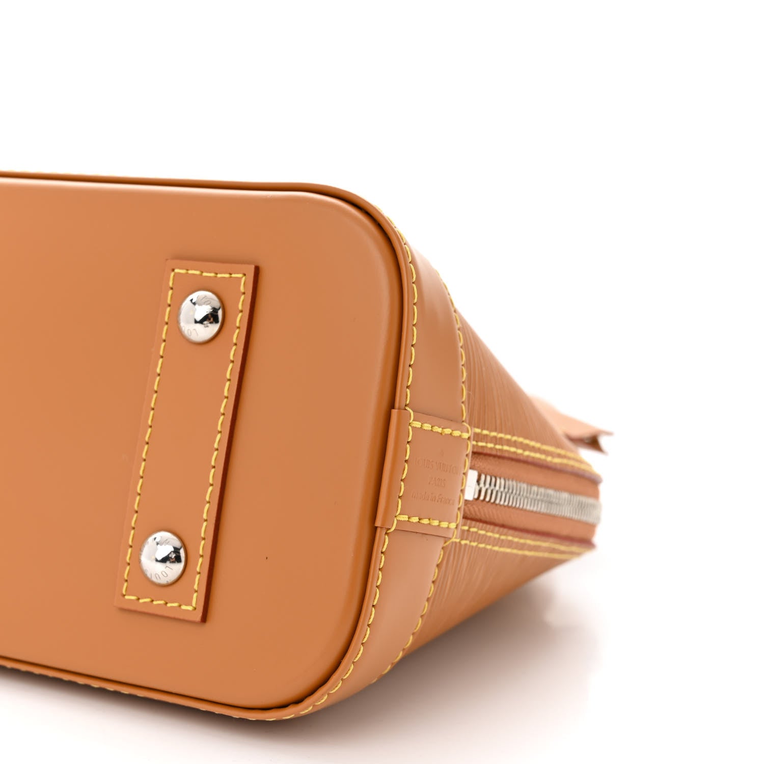 Louis Vuitton Epi Jacquard Alma BB Honey Gold 9 of 10