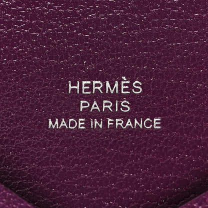 Hermes Chevre Mysore Calvi Card Case Anemone 6 of 7