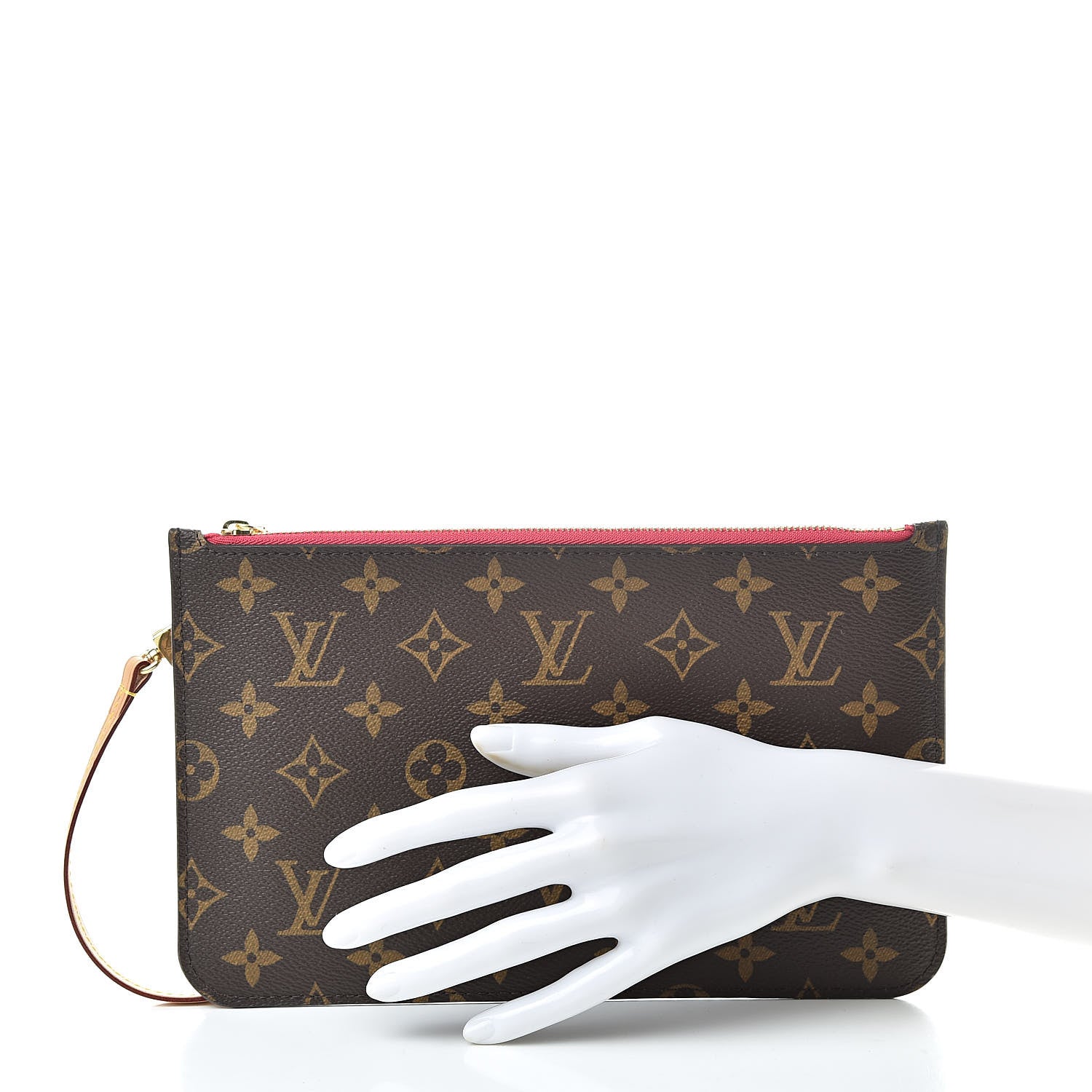 Louis Vuitton Monogram Neverfull MM GM Pochette Pivoine 2 of 7