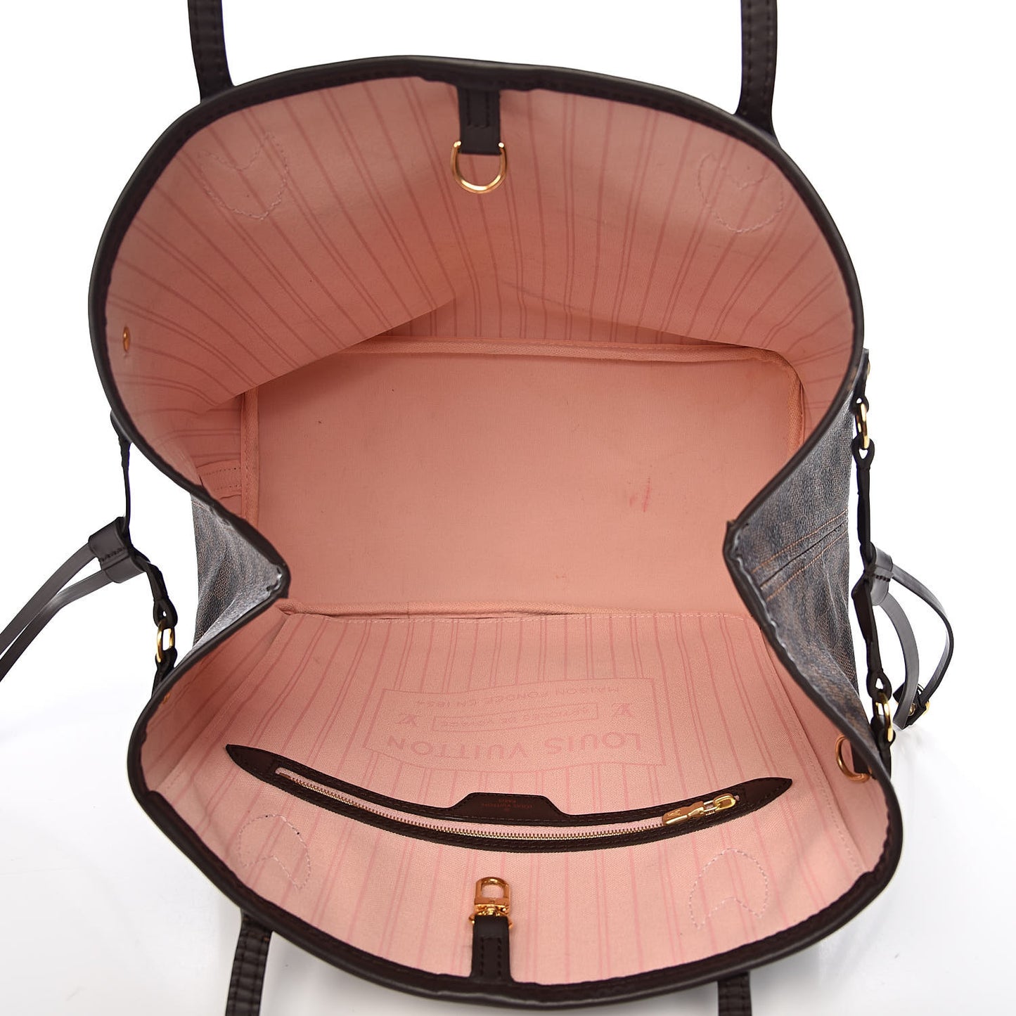 Damier Ebene Neo Neverfull MM Rose Ballerine
