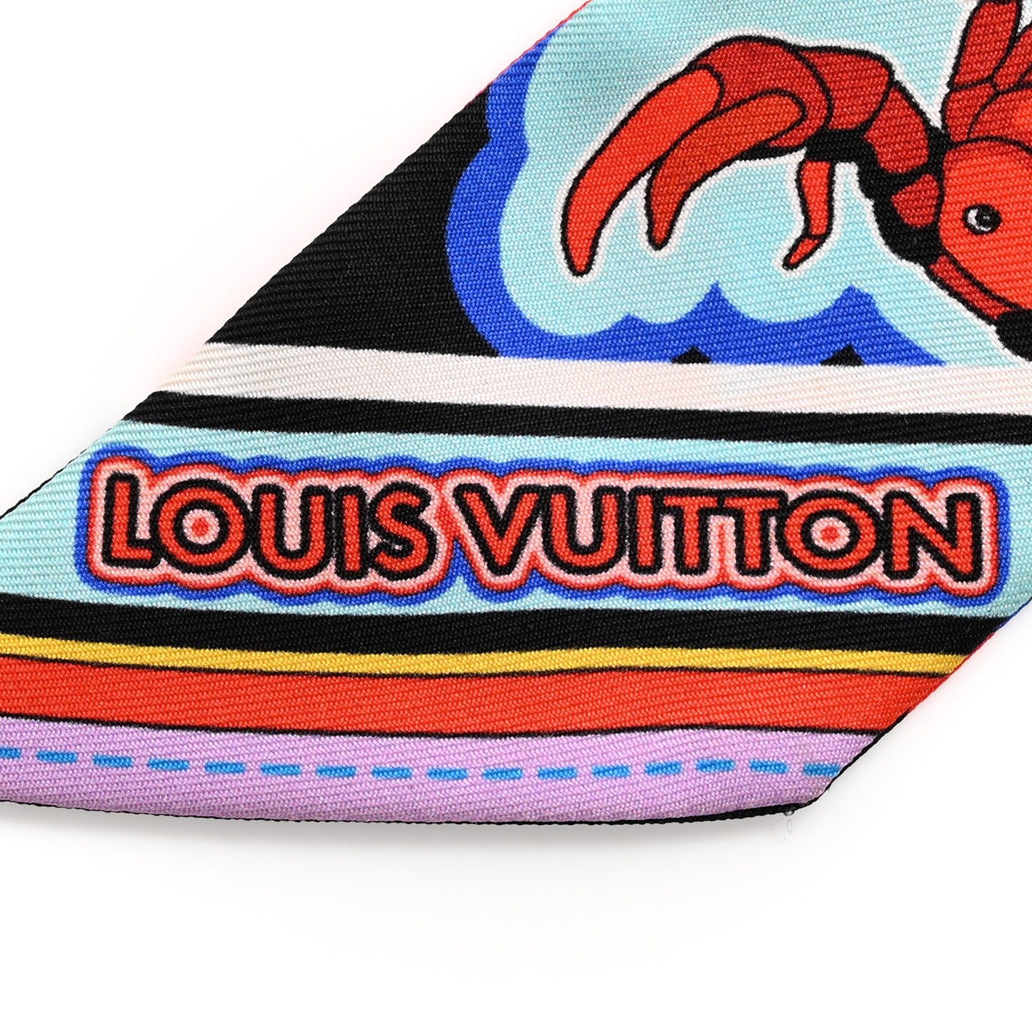 Silk Monogram Astro Scorpio Bandeau Red