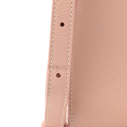 Saint Laurent Grained Calfskin Topstich Baby Sac De Jour Antique Rose 13 of 17