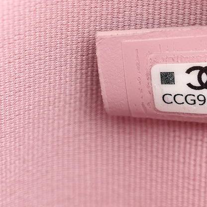 Chanel Caviar Quilted Classic Clutch With Chain Pink 7 of 11