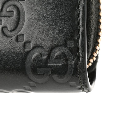 Gucci Guccissima GG Pierce Zip Around Wallet Black 11 of 11