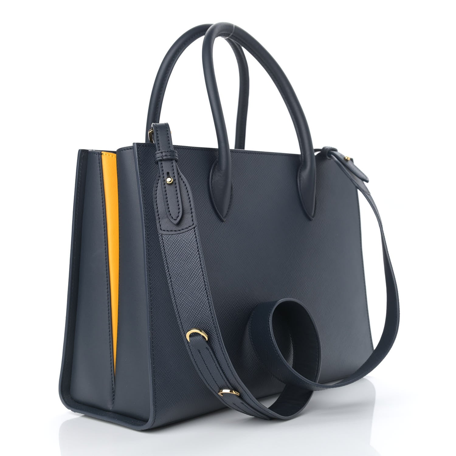 Prada Saffiano Tote Bluette 3 of 12