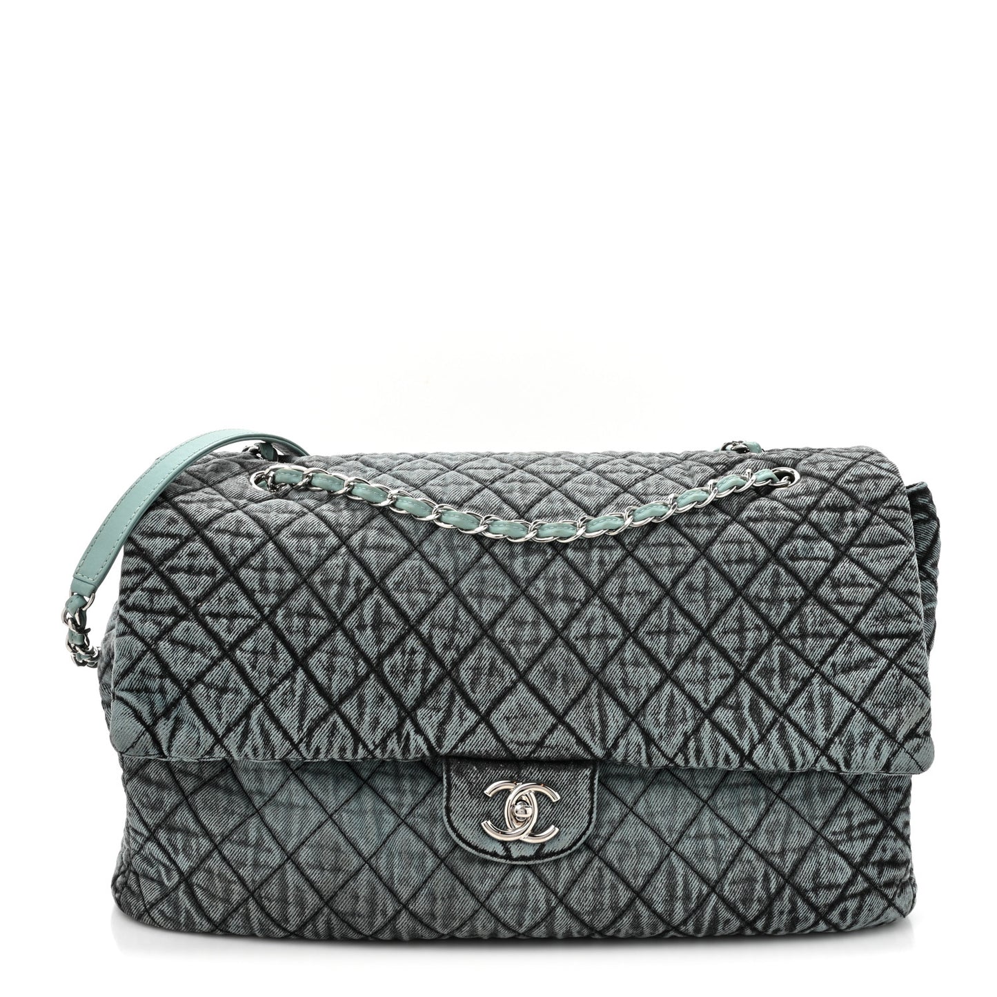Denim Quilted Denimpression XXL Flap Blue Black