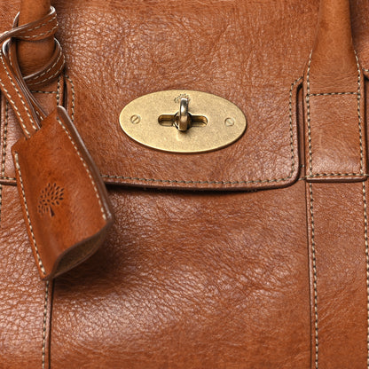 Mulberry Classic Grain Small Bayswater Satchel Oak 7 of 12