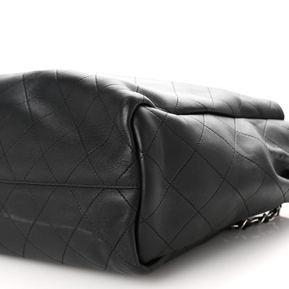 Chanel Calfskin Stitched Large Lady Coco Shopping Tote Black 10 of 10