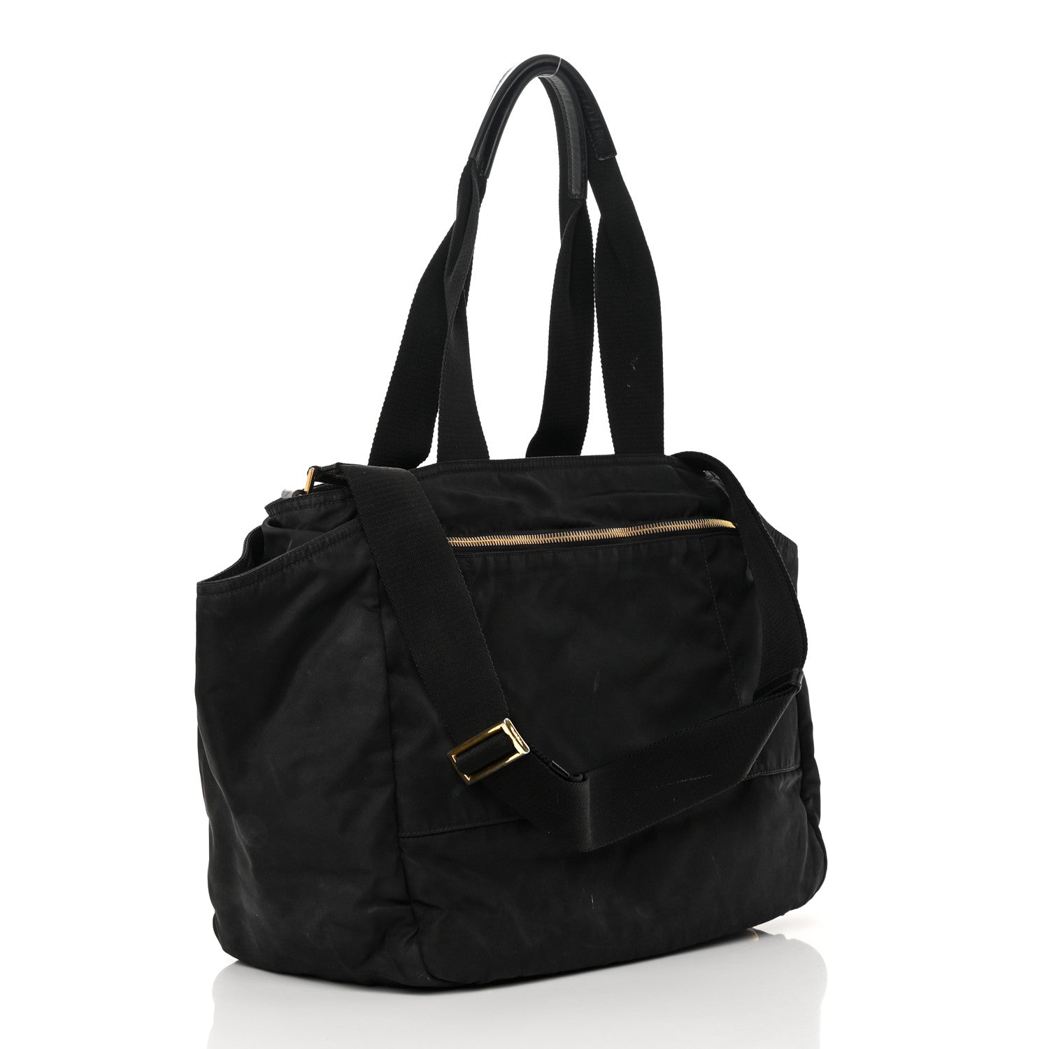 Prada Nylon Vela Baby Bag Black 3 of 20