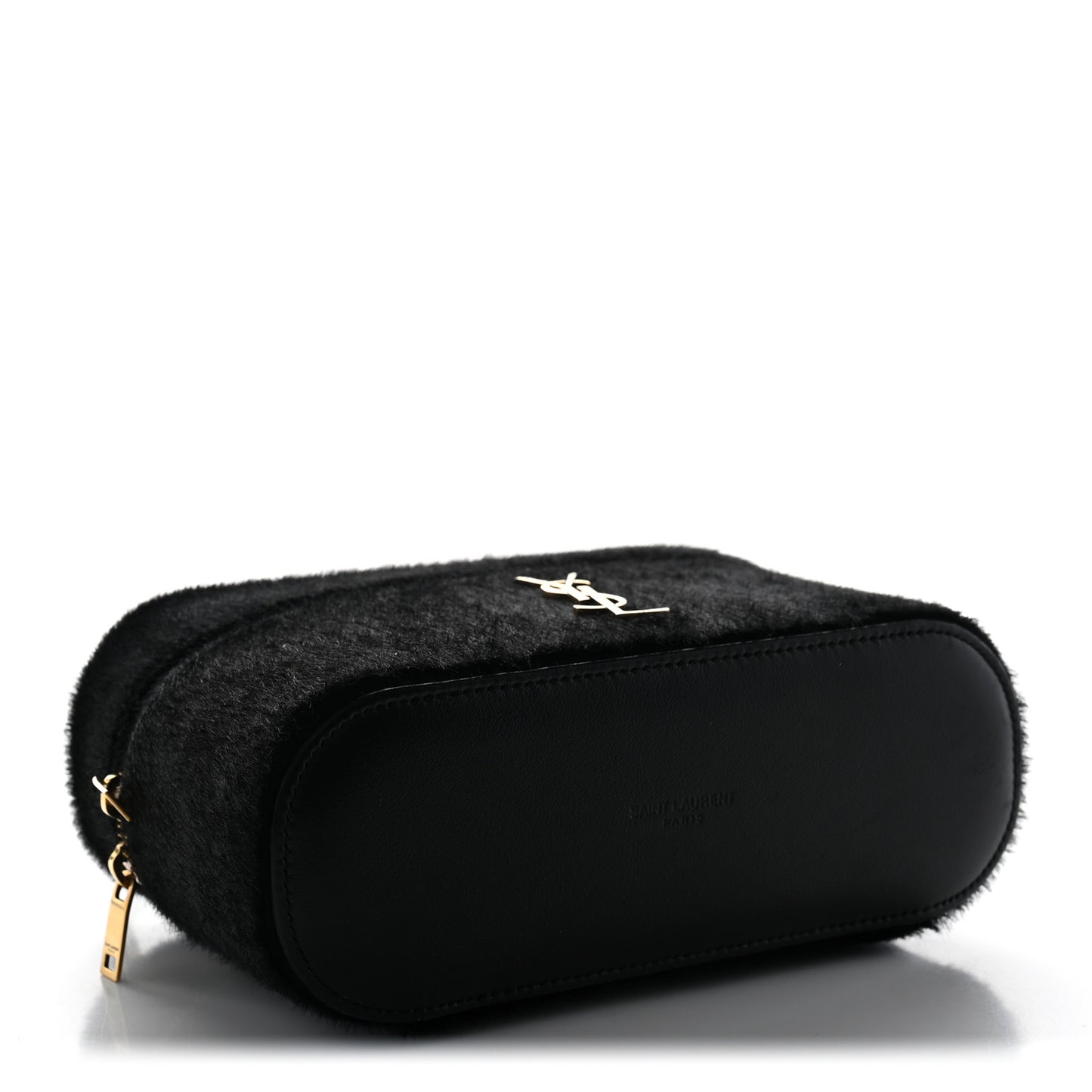 Pony Hair Mini Gaby Vanity Case Black