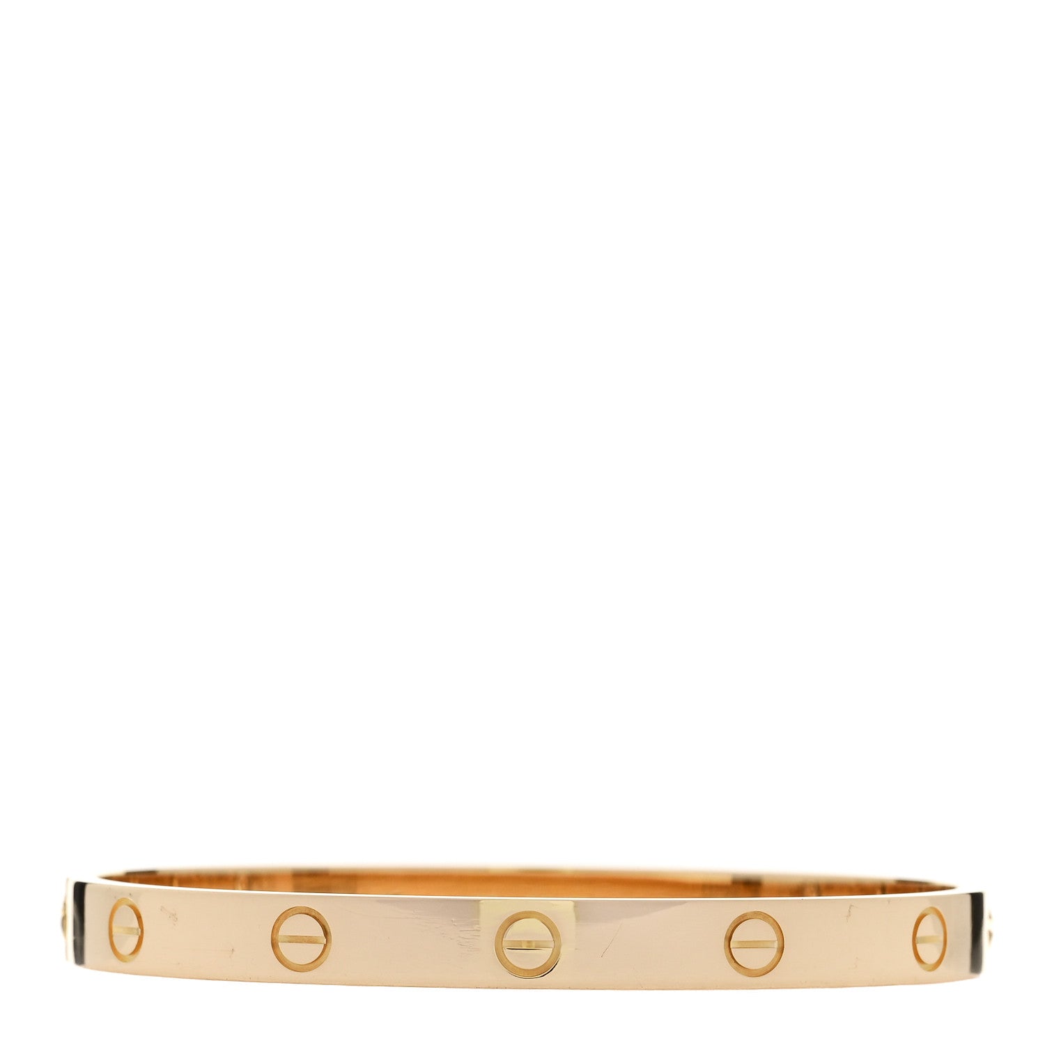Cartier 18k Yellow Gold Love Bracelet 18 1 of 9