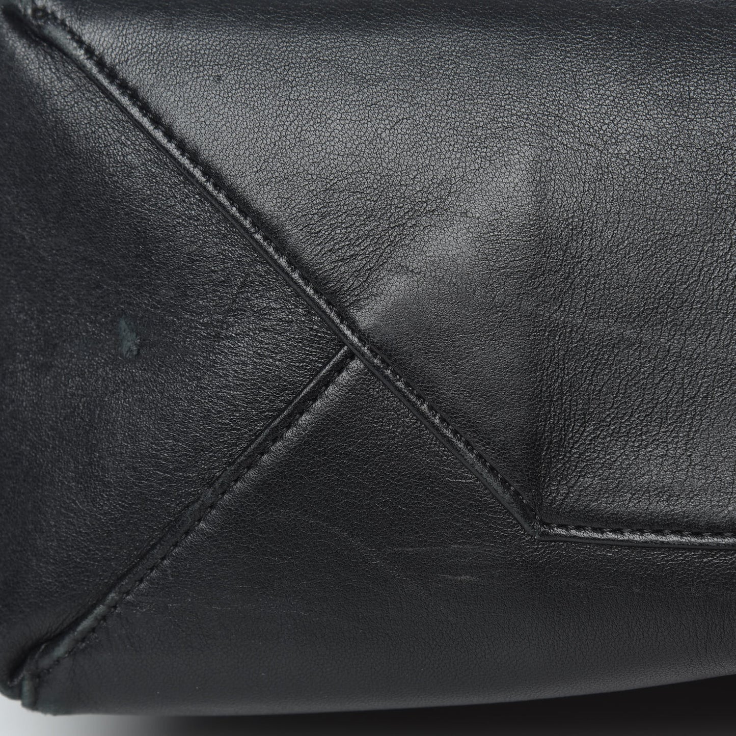Canvas Lambskin Vertical Bi-Color Cabas Black