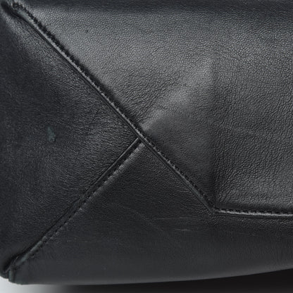 Celine Canvas Lambskin Vertical Bi-Color Cabas Black 9 of 12