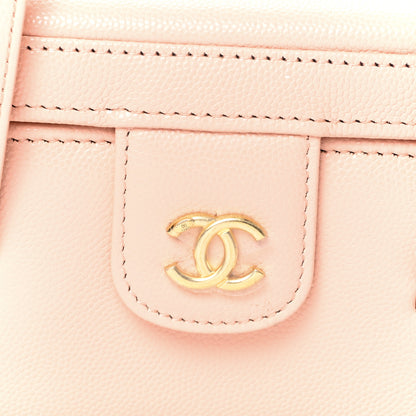 Chanel Shiny Caviar Preppy Coco Long Vanity With Strap Light Pink 8 of 11
