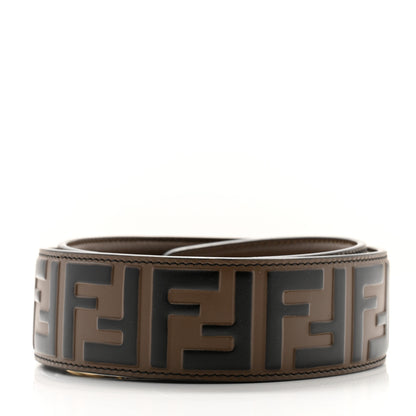 Fendi Vitello Century Bi-Color FF 1974 Embossed Strap You Maya Black 2 of 6