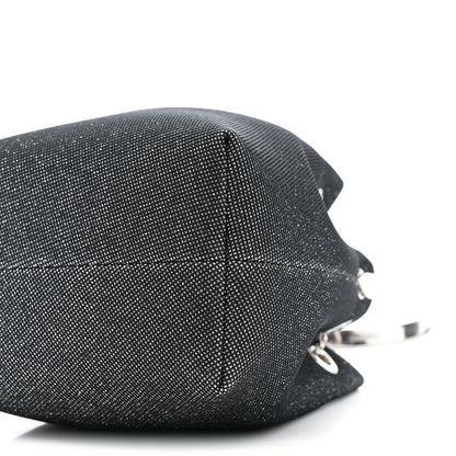 Jimmy Choo Glitter Fabric Bon Bon Bag Bucket Bag Cosmo Cosmo 10 of 10