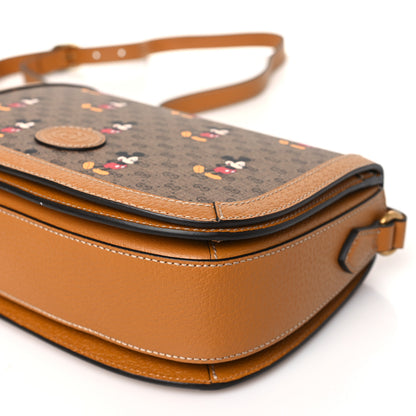 Gucci X DISNEY Mini Vintage GG Supreme Monogram Mickey Mouse Small Flap Messenger Bag Beige Vintage Sun Oil 9 of 9