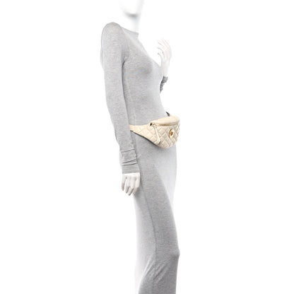 Versace Nappa Quilted Medusa Belt Bag White 2 of 9