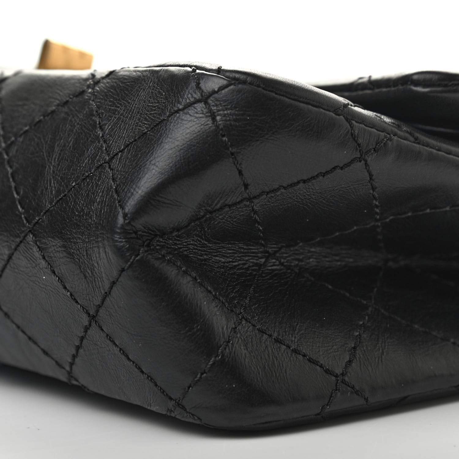 Chanel Aged Calfskin Quilted 2.55 Reissue 225 Flap Black 9 of 9