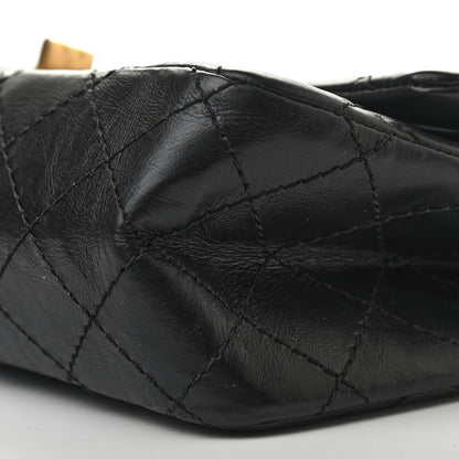 Chanel Aged Calfskin Quilted 2.55 Reissue 225 Flap Black 9 of 9