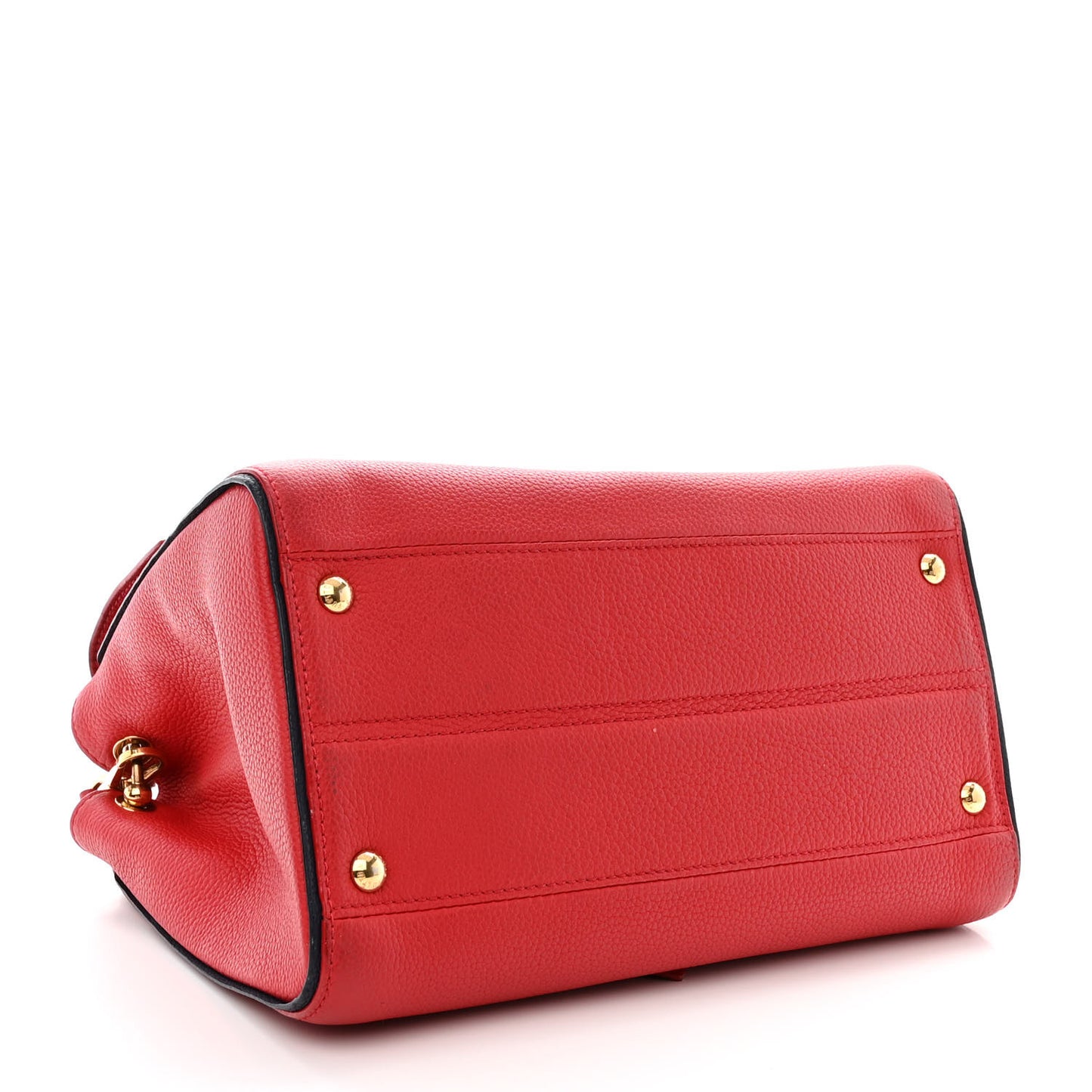 Grained Calfskin Monogram Double V Rubis