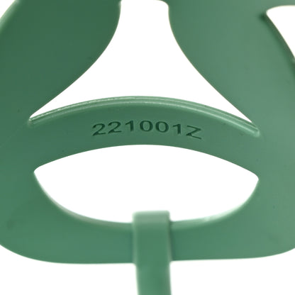 Hermes Rubber Womens Egerie Sandals 41 Vert Embrun 7 of 8