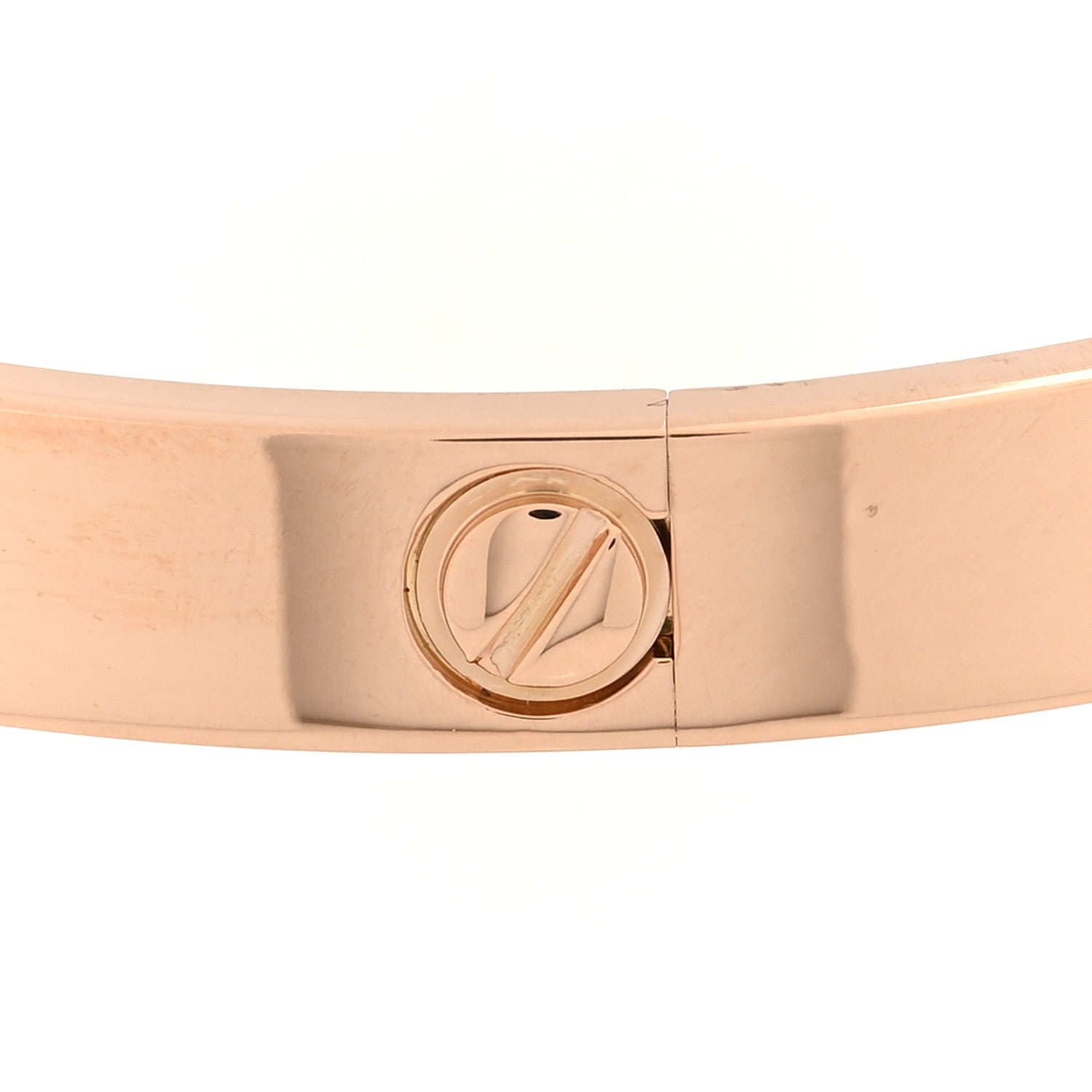 Cartier 18K Pink Gold 4 Diamond LOVE Bracelet 18 4 of 8