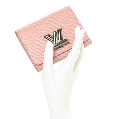 Louis Vuitton Epi Twist Compact Wallet Rose Ballerine 2 of 7