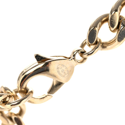 Chanel Metal Enamel Chain CC Necklace Gold Multicolor 5 of 6