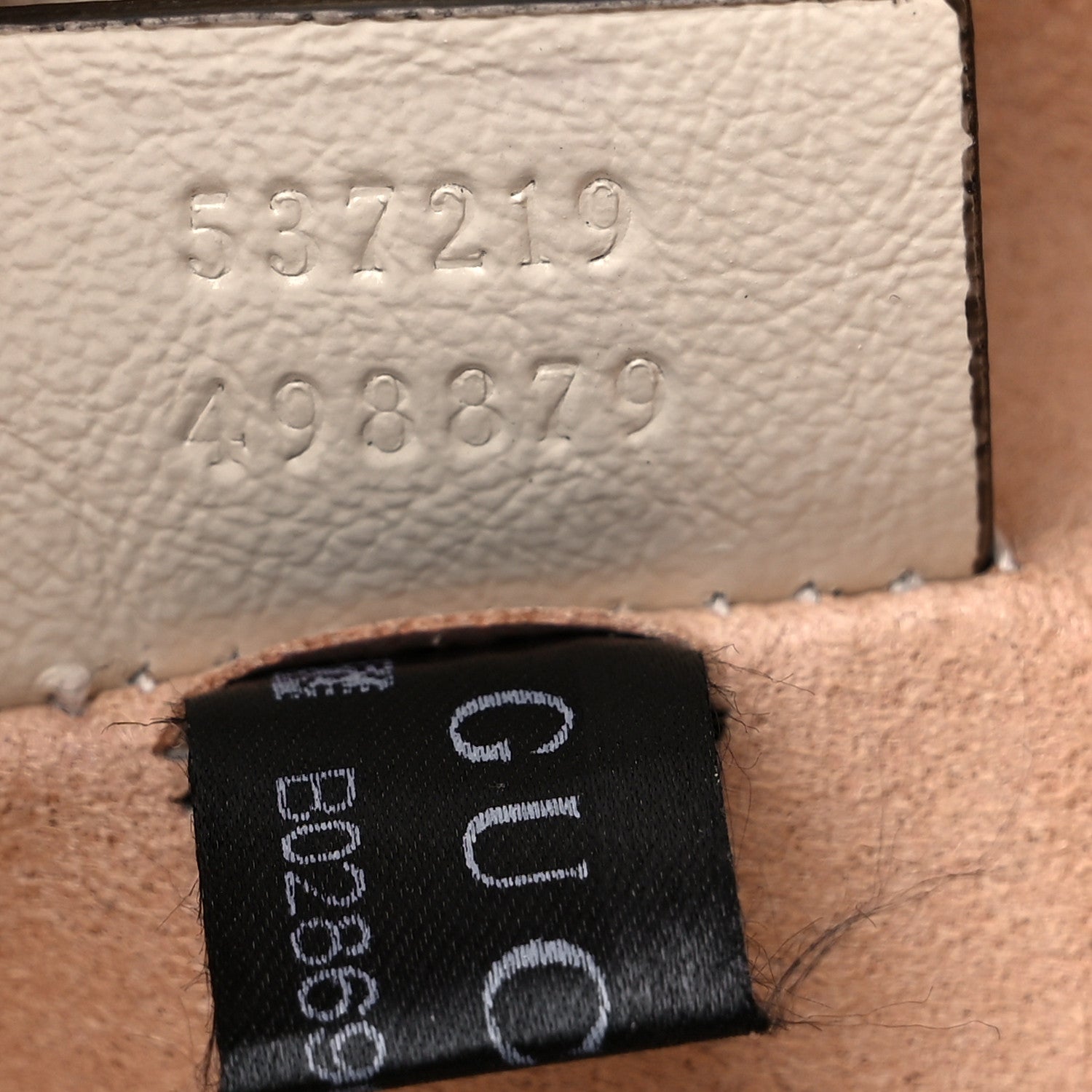 Gucci Suede Calfskin Large Rajah Chain Tote White 8 of 10