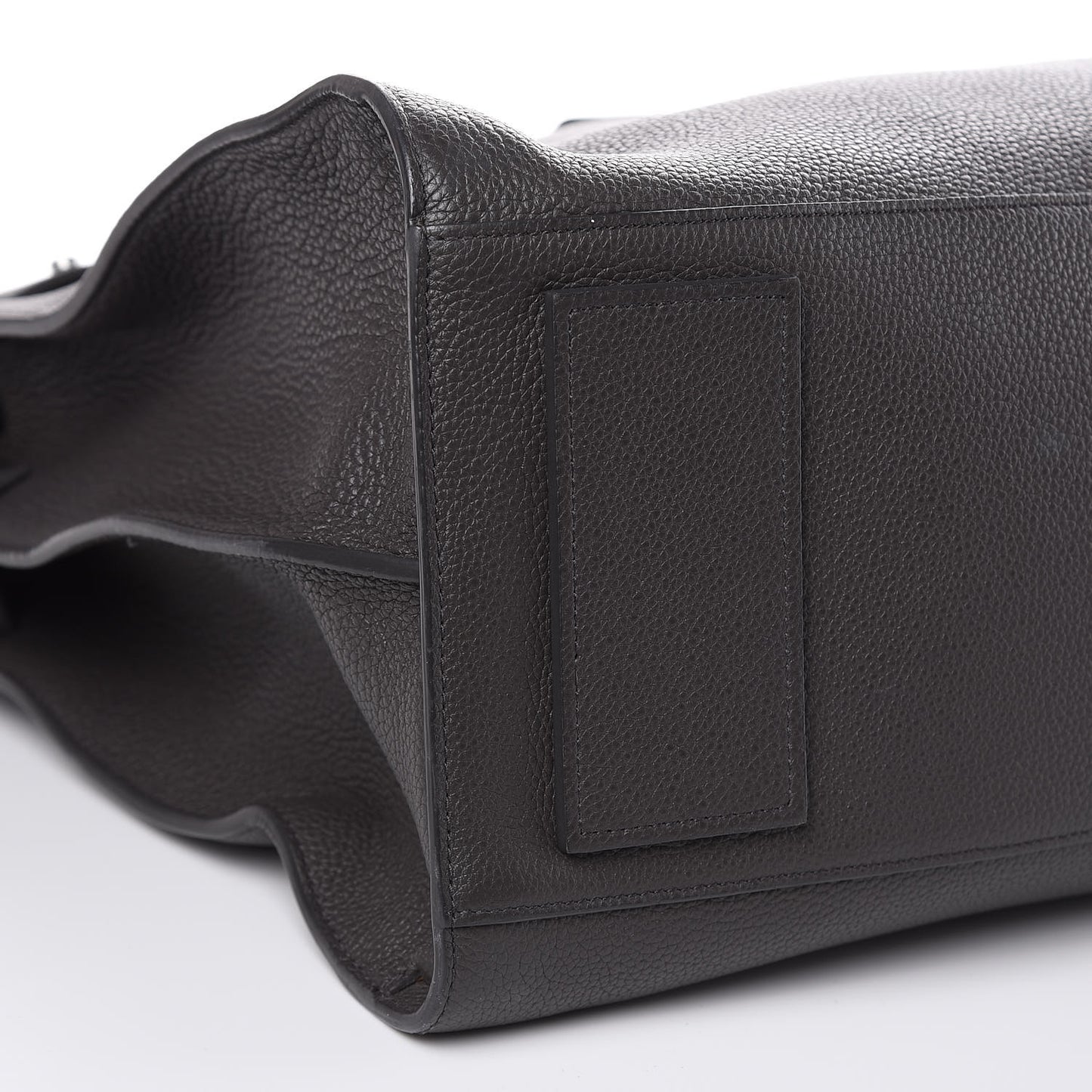 Grained Calfskin Sac De Jour Souple Duffle 36H Asphalt Gray