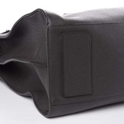 Saint Laurent Grained Calfskin Sac De Jour Souple Duffle 36H Asphalt Gray 8 of 14