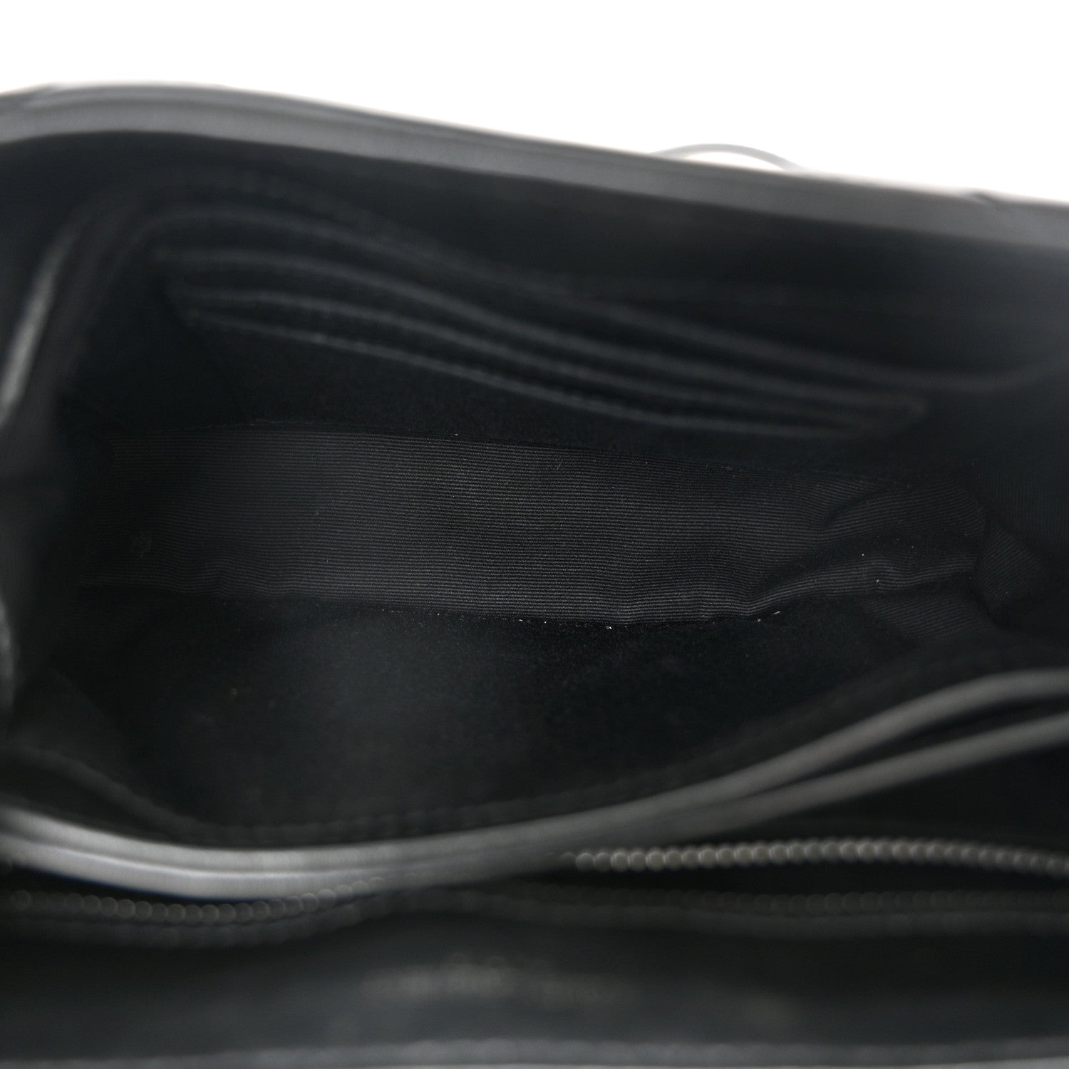 Saint Laurent Calfskin Y Quilted Monogram Monochrome Toy Loulou Crossbody Bag Black 5 of 12