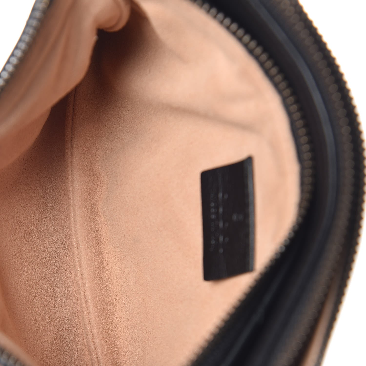 Gucci Calfskin Matelasse Small GG Marmont Double Zip Shoulder Bag Black 6 of 10
