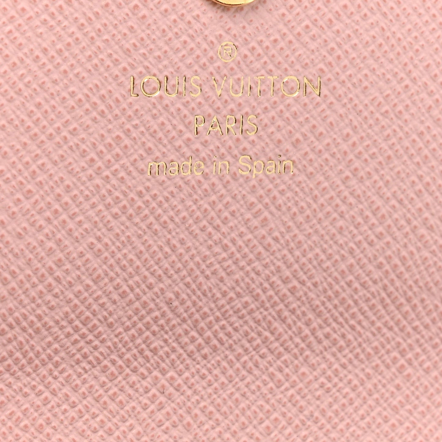Damier Ebene Rosalie Coin Purse Rose Ballerine