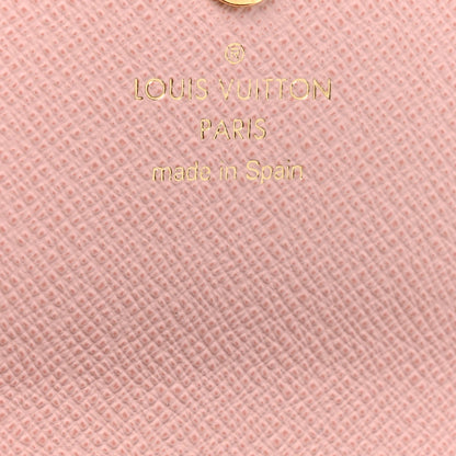 Louis Vuitton Damier Ebene Rosalie Coin Purse Rose Ballerine 6 of 8