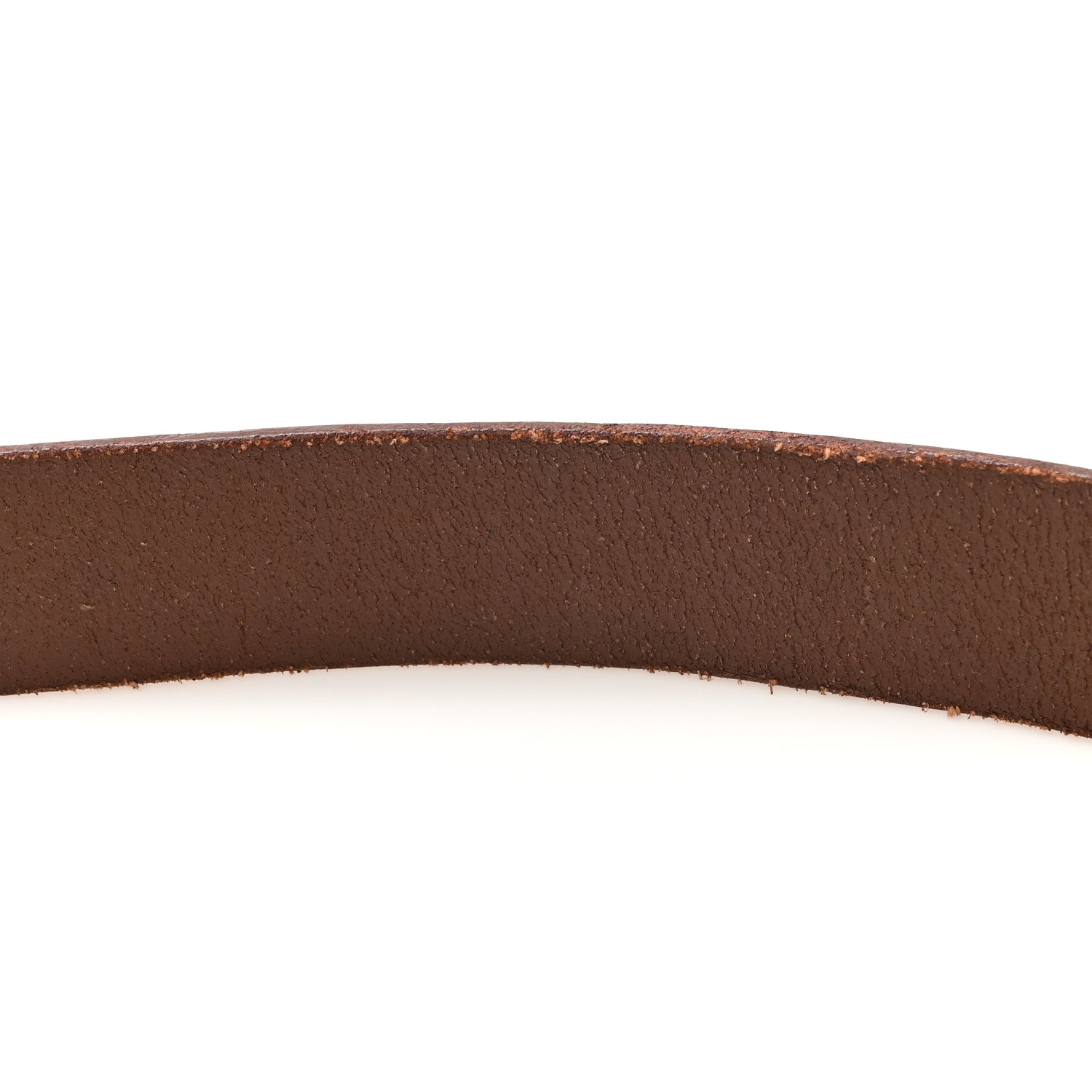 Saint Laurent Vegetable Tanned Square Buckle Belt 85 34 Dark Brown Chocolate 6 of 6